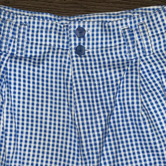 Basic Editions blue and white gingham shorts - Picture 3 of 5